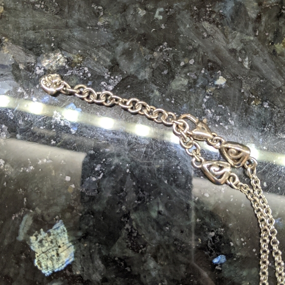 Brighton Swirly Silver Necklace & Earrings Set - Picture 7 of 9